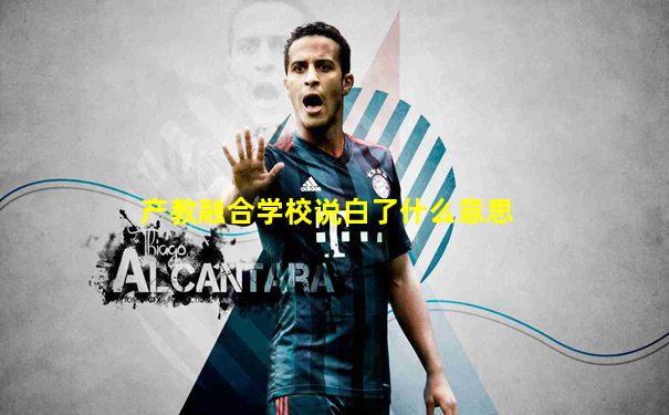 产教融合学校说白了什么意思